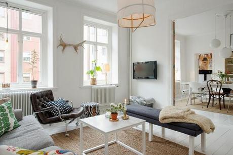 vitrinas mesas ikea sillas de diseño fritz hansen muebles de diseño estilo nórdico escandinavo decoración muebles ikea decoración en blanco y neutros decoración de comedores nórdicos comedor sencillo nórdico blanco Comedor de estilo nórdico   armónico y actual 