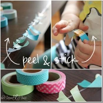 Cómo decorar pulseras con cinta washi tape