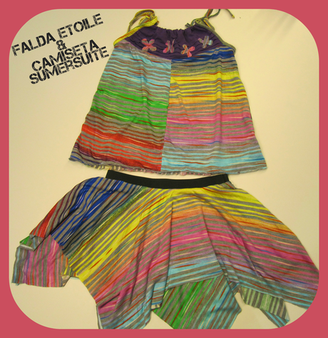 Conjunto falda y camiseta Niña