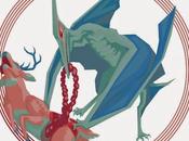 Pteranodon disemboweling deer