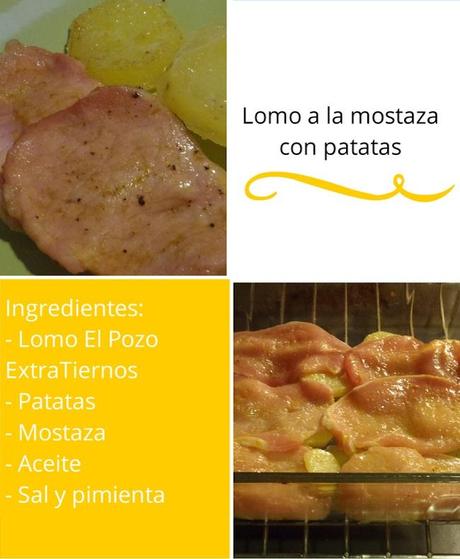 Lomo a la mostaza con Extratiernos El Pozo