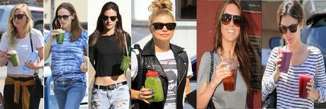 famosas con sus batidos