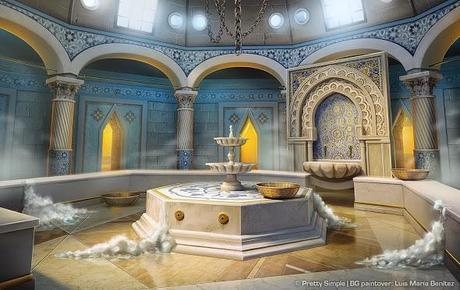 Paintover of Turkish Bath for the game Criminal Case, by Pretty Simple