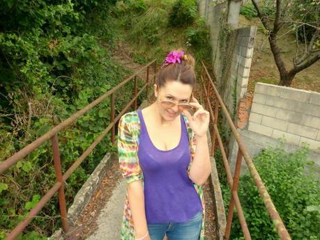 Kimono tie dye y capazo rosa (6)