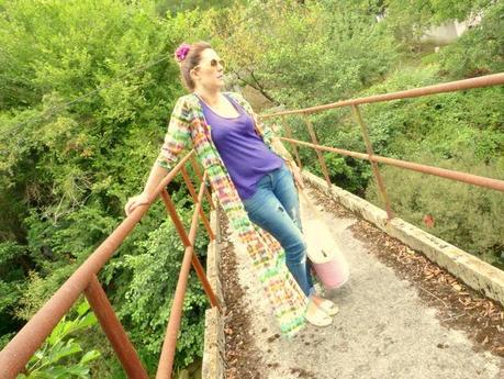 Kimono tie dye y capazo rosa (6)