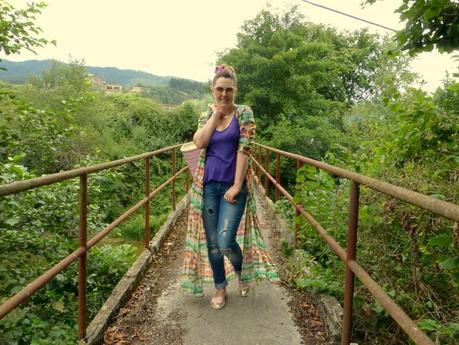 Kimono tie dye y capazo rosa (6)