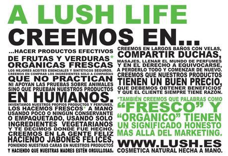 lush: cosmética natural y fresca lush: cosmética natural y fresca