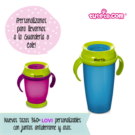 Tazas infantiles personalizables