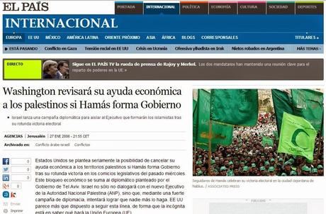 CONFLICTO ÁRABE-ISRAELÍ (XXII): TRIUNFO ELECTORAL DE HAMAS EN LAS ELECCIONES PALESTINAS (2006)