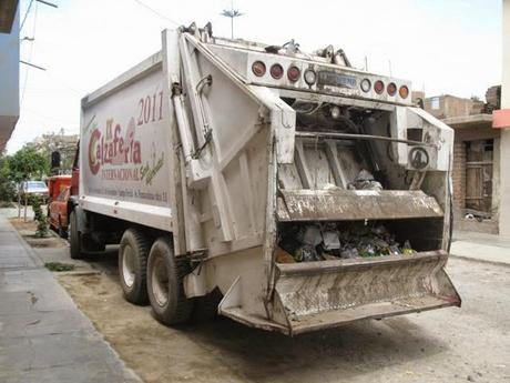 El camión de la basura