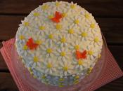 Daisy ombre cake
