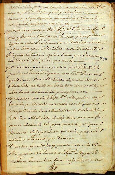 Apellido Ibacache: Un documento del año 1725