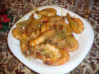 Langostinos al limón