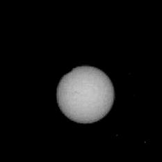 NASA / JPL / MSSS / TAMU / Emily Lakdawalla Tránsito de Fobos captado en sol 713 