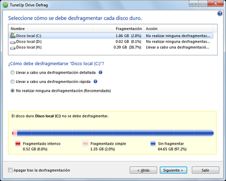 Convierte tu equipo en un potente PC para Gaming en 8 pasos – Parte 2 TuneUp Utilities-Drive_Defrag