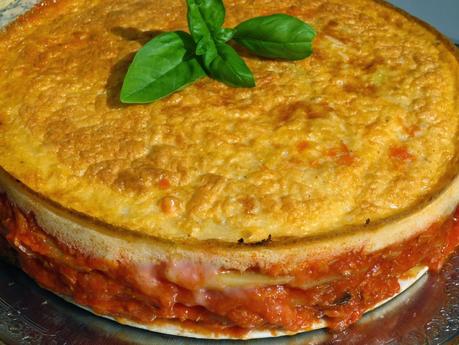 Lasaña fácil de patata y atún