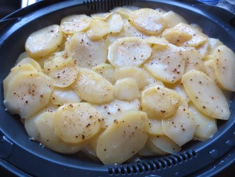 Lasaña fácil de patata y atún