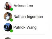 Gmail permite cuáles amigos chat está línea través nueva pestaña Hangouts