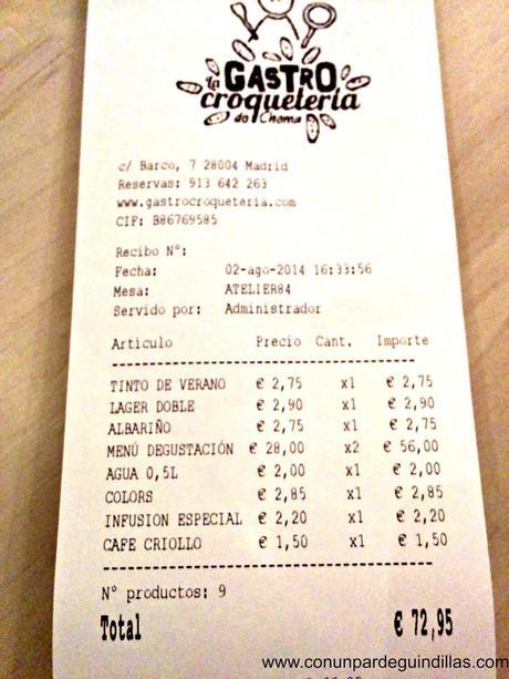 La Gastrocroquetería de Chema