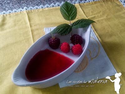 mermelada de frambuesas