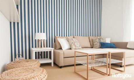 inspiración ikea muebles estilo nórdico escandinavo Estilo nórdico con toques marineros en Sitges estilo marinero decoración decoración nórdica españa decoración muebles ikea decoración en blanco y azúl decoración en blanco blog decoracion interiores 