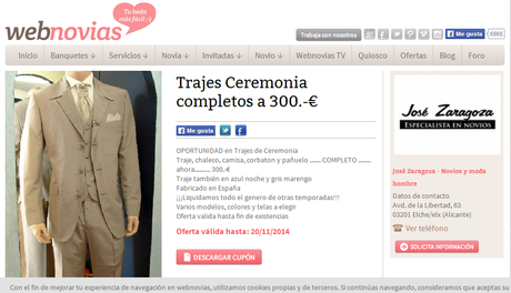 Ahorra en tu boda con Webnovias