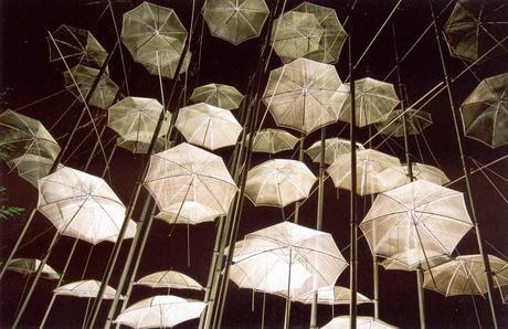 decoracion con paraguas