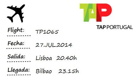 flight lisboa bilbao
