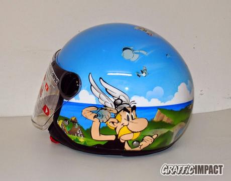 Casco jet ls2 Rocket2 decorado