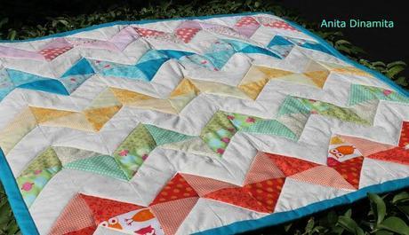 Colcha en Zig Zag !!