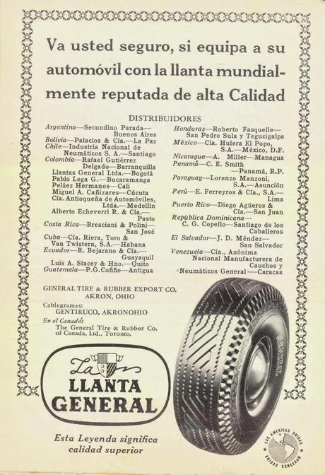 REVISTA SELECCIONES DEL READER'S DIGEST: LLANTA GENERAL.