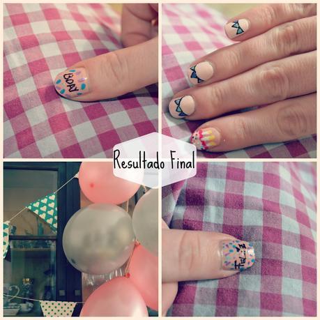 ♔ Nail Art - Manimonday especial CUMPLEAÑOS ❀