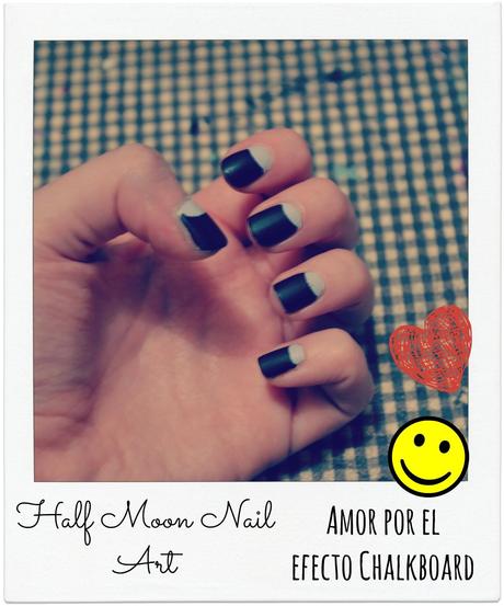 ♔ Nail Art - Half Moon Nail Art  / Manimonday ❀