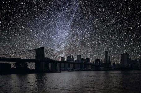 ciudades sin contaminacion noche estrellada