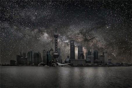 ciudades sin contaminacion noche estrellada