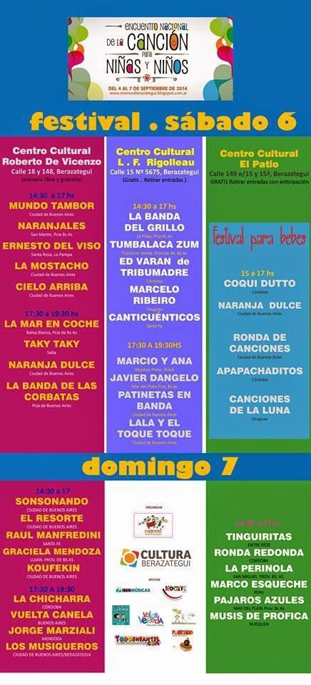 Encuentro nacional de la canción para niñas y niños