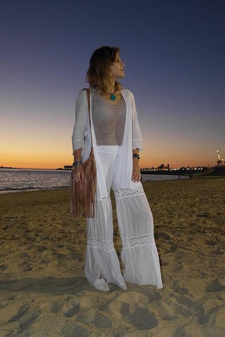Estilo hippie para una noche de verano