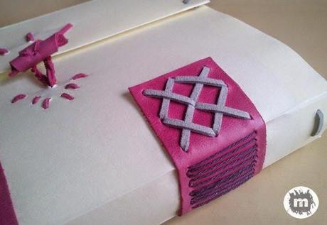 CUADERNO MEDIEVAL ROSA