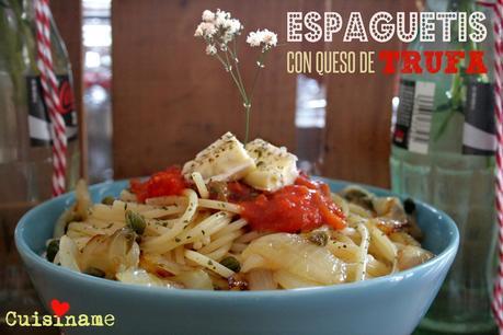 espaguetis, receta de espaguetis, espaguetis con tomate, quesos, pasta, recetas fáciles, espaguetis con tomate receta, receta originales, recetas de cocina, cuisiname