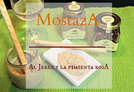 Como hacer mostaza casera: Mostaza al aroma de Jerez y pimienta rosa