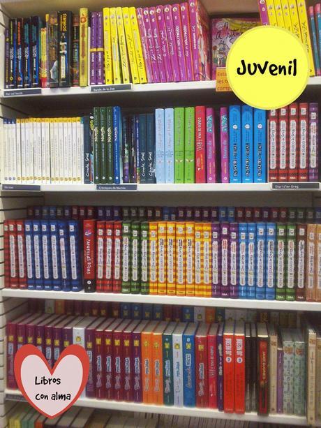 Un paseo por las librerías...(3): sección juvenil