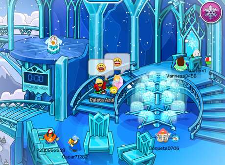 Elsa frozen club penguin