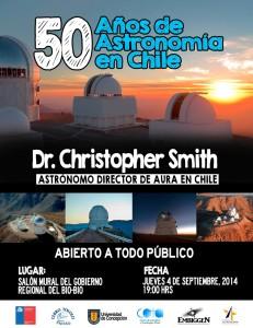 Charla “50 años de Astronomía en Chile” en Concepción