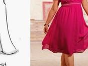 Vestidos corte evase para gorditas