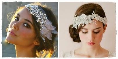 Novias con tocado