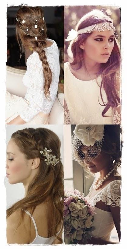 Novias con tocado