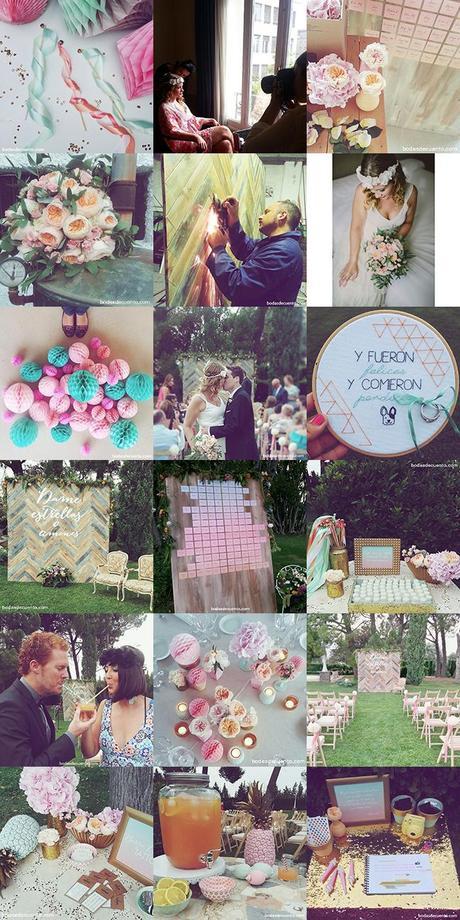 Instafinde #08: Una boda muy gold en Zaragoza Organización y diseño de bodas en zaragoza