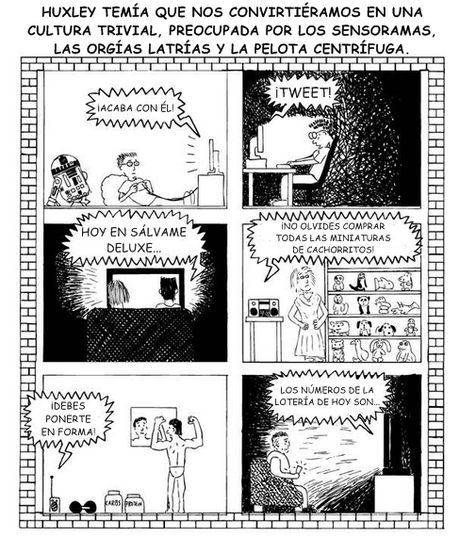 LAS DISTOPÍAS SEGÚN ORWELL Y HUXLEY