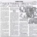 La Segunda, 10 de septiembre de 1986