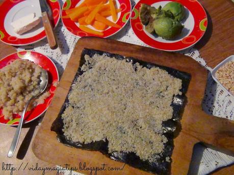 Sushi de Quinoa (Almuerzo o Cena)